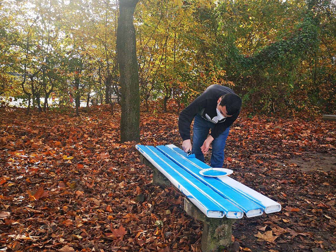 Campus Beauty Day am Campus Hannah Höch: Schülerinnen verschönern den Schulhof