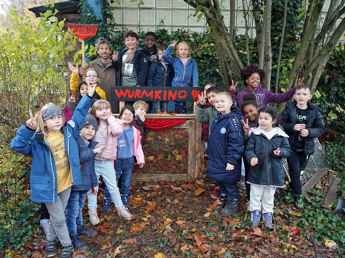 Kompost-Experiment auf dem Campus Hannah Höch